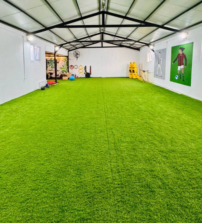 Antrenman sahasinin genel gorunumu